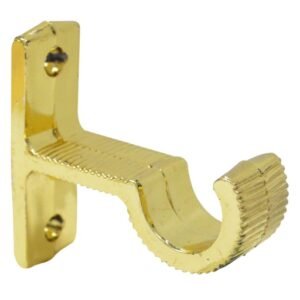 ACCESORIO CORTINERO SOPORTE MURO DORADO DE 1(080201)