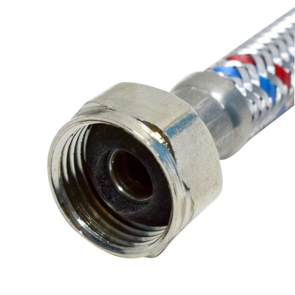 ACOPLE FLEXIBLE LAVAMANOS/LAVAPLATOS 1/2 X 1/2 X 40CM (HT1212)