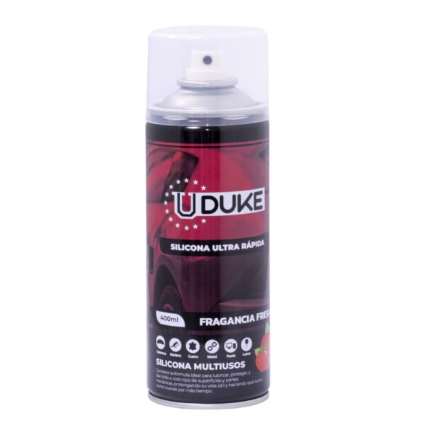 SILICONA EN AEROSOL UDUKE CON OLOR FRESA 378ML (HT40238)