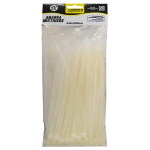 AMARRA PLASTICA UDUKE BLANCA 3.6X200MM (20 CM) (100 UNDS) (HT70021)